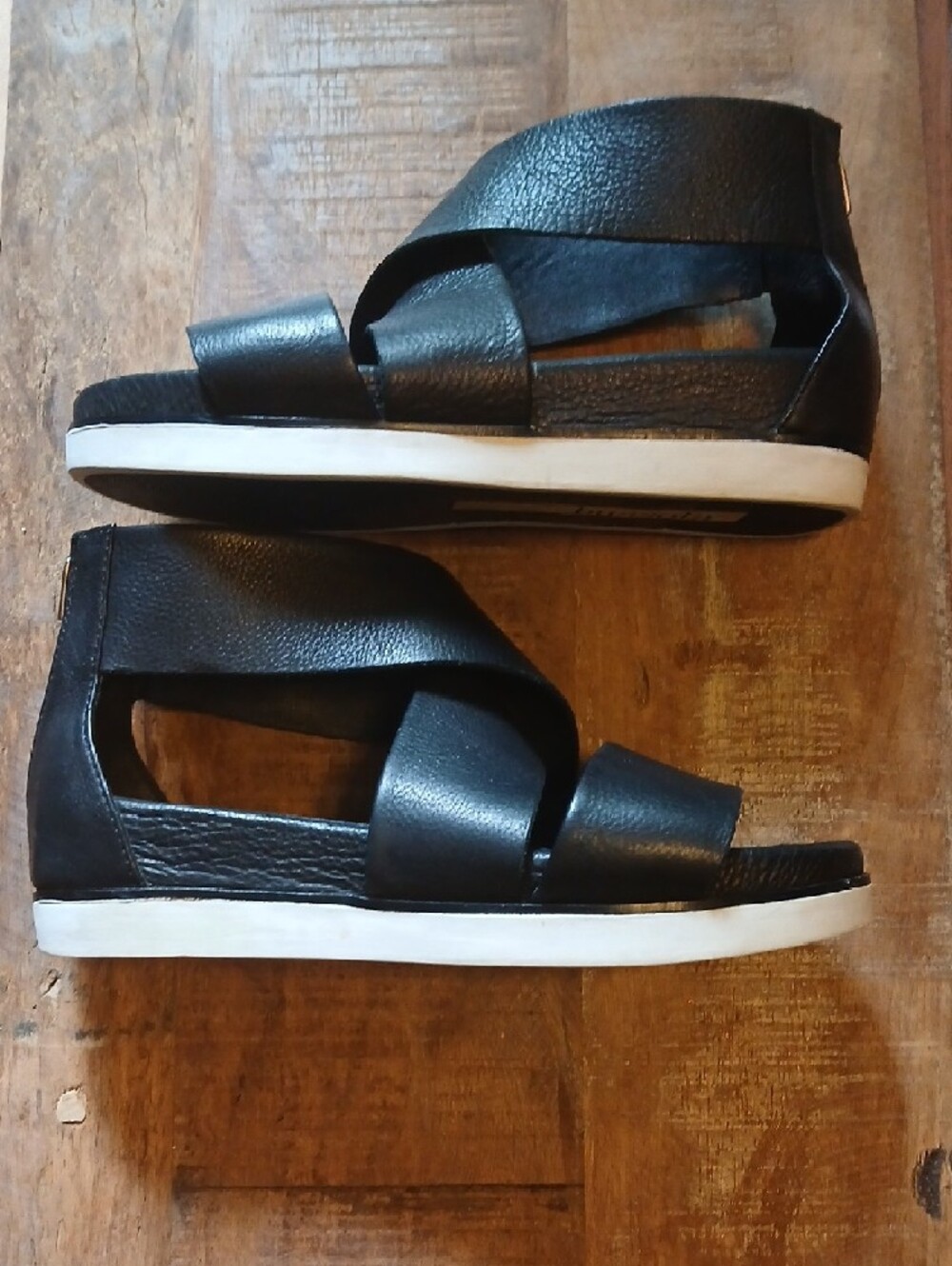 bussola PotsdamPeggy Authenthic LeatherCrisscross & BackZipper - Picture 3 of 7